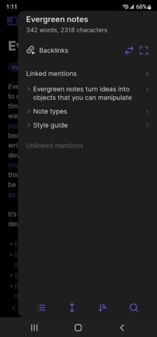 Obsidian — скриншот 5