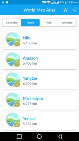 Offline World Map для Android — скриншот 2