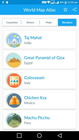 Offline World Map для Android — скриншот 4