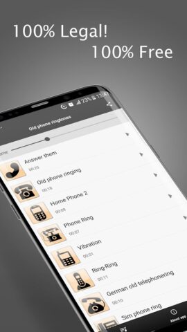 Рингтоны старых телефонов для Android — скриншот 3