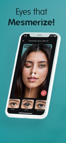 Open Eyes: AI Face Editor для iOS — скриншот 1