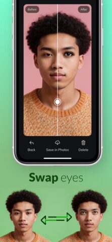 Open Eyes: AI Face Editor для iOS — скриншот 4