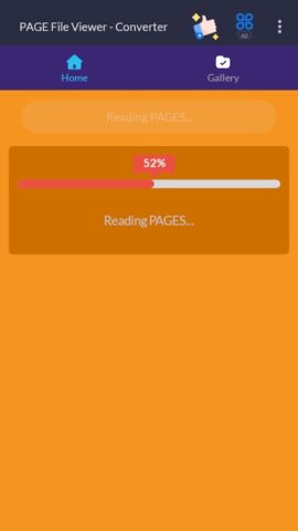 PAGE File Viewer & Converter для Android — скриншот 1