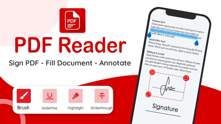 PDF Reader: Edit, Fill and Sig для Android — скриншот 1