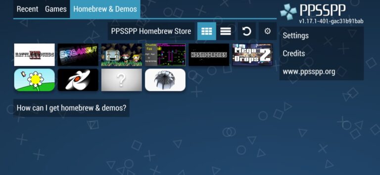 PPSSPP — PSP emulator для iOS — скриншот 1