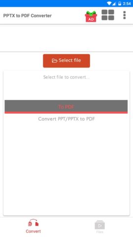 PPTX to PDF Converter для Android — скриншот 4