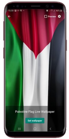 Palestine Flag Live Wallpaper для Android — скриншот 2
