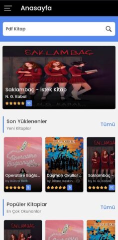 Pdf Kitap Oku для Android — скриншот 1