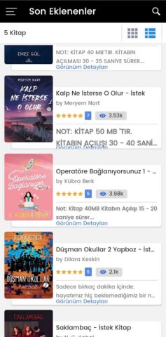 Pdf Kitap Oku для Android — скриншот 2
