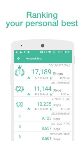 Pedometer — Step Counter Maipo для Android — скриншот 3