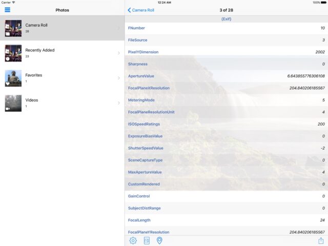 Photo Metadata EXIF Remover для iOS — скриншот 1