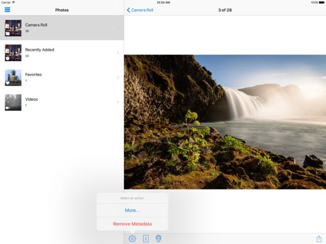 Photo Metadata EXIF Remover для iOS — скриншот 2