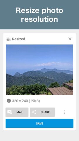 Photo Resizer: resize image для Android — скриншот 3
