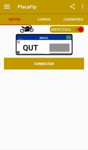 PlacaFip — Consulta placa для Android — скриншот 1