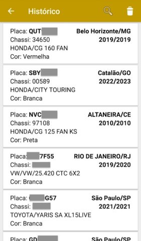 PlacaFip — Consulta placa для Android — скриншот 5