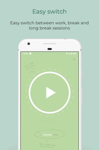 Pomodoro Timer для Android — скриншот 1