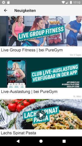 PureGym для Android — скриншот 2