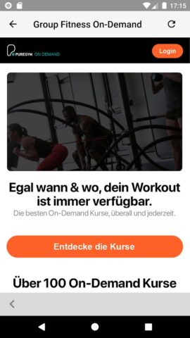 PureGym для Android — скриншот 4