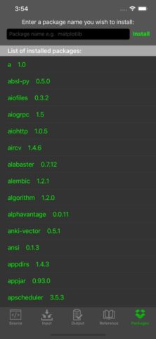 Python Programming Interpreter для iOS — скриншот 5
