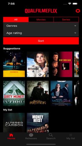 QualFilmeFlix для Android — скриншот 1