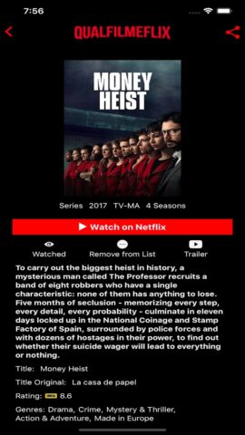 QualFilmeFlix для Android — скриншот 2