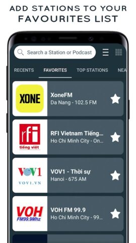 Radio Vietnam đài phát thanh для Android — скриншот 3