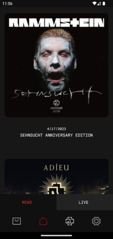Rammstein для Android — скриншот 1