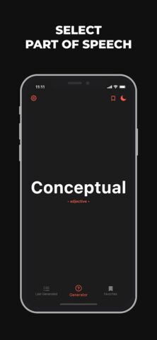 Генератор случайных слов для Android — скриншот 3