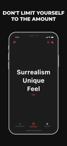Генератор случайных слов для Android — скриншот 4