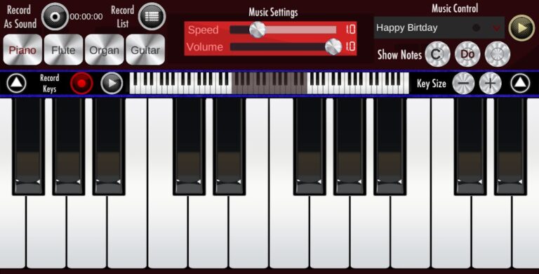 Real Piano для Android — скриншот 1