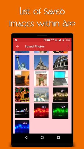 Корзина для фотографий для Android — скриншот 2
