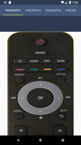 Remote for Philips TV для Android — скриншот 1