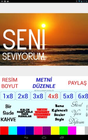 Resimli Mesajlar Oluştur для Android — скриншот 1