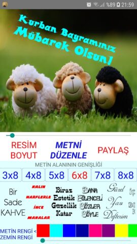 Resimli Mesajlar Oluştur для Android — скриншот 5