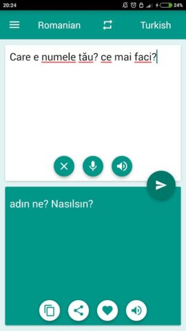 Romanian-Turkish Translator для Android — скриншот 2