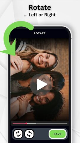 Rotate Video FX для Android — скриншот 1