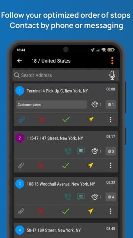 Routin Планировщик маршрута для Android — скриншот 4