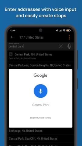 Routin Планировщик маршрута для Android — скриншот 5