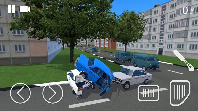 Russian Car Crash Simulator для Android — скриншот 2