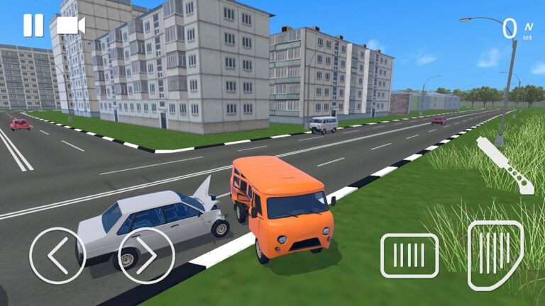 Russian Car Crash Simulator для Android — скриншот 4