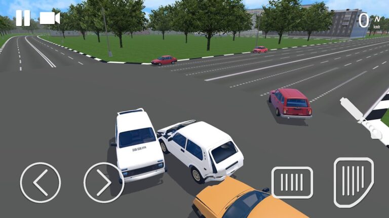 Russian Car Crash Simulator для Android — скриншот 5