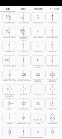 Электрические схемы для Android — скриншот 2