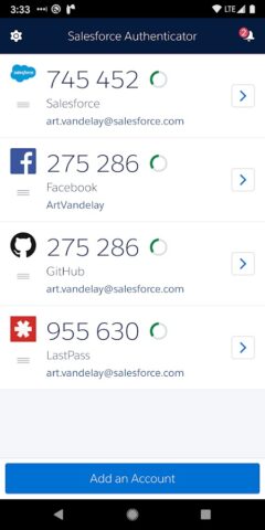 Salesforce Authenticator — скриншот 3
