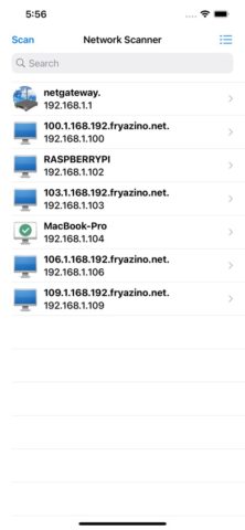 ScanNet — Network Scanner для iOS — скриншот 1