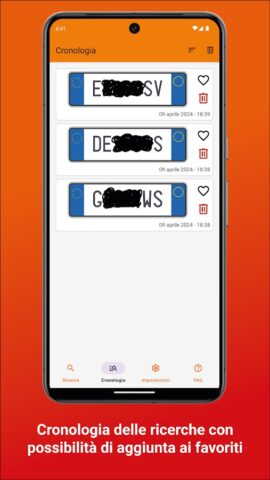 Scanner Veicoli для Android — скриншот 4