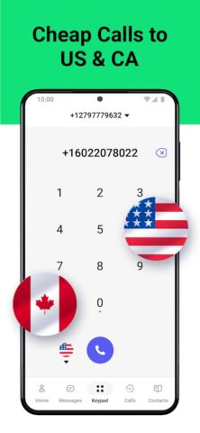 Второй номер телефона: 2Number для Android — скриншот 3