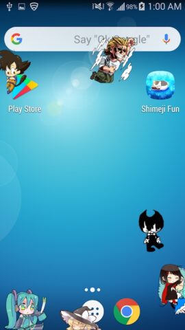 Shimeji Friends для Android — скриншот 1