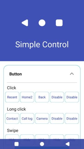 Simple Control для Android — скриншот 2