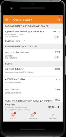Система Город — Алтайский край для Android — скриншот 2