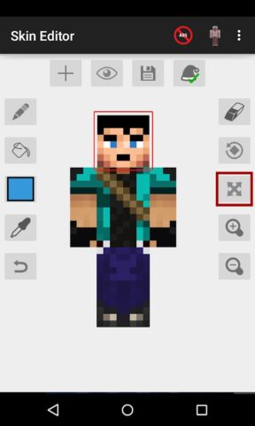Skin Editor for Minecraft для Android — скриншот 1